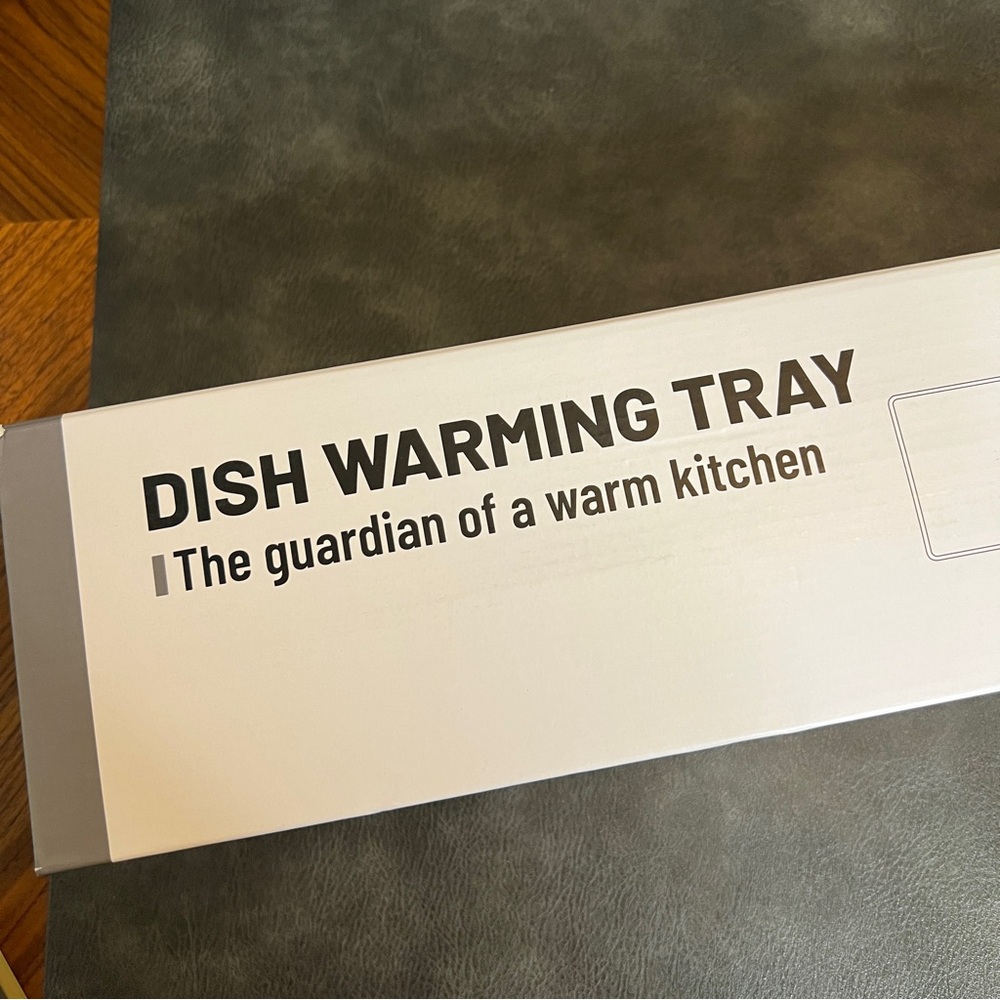 🆕 Electric Silicone Dish Warming Tray with LED Light